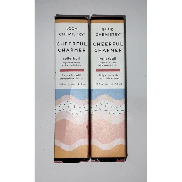 NIB 2 Good Chemistry .25 oz. Rollerball Perfumes Essential Oils Cheerful Charmer - Picture 1 of 2